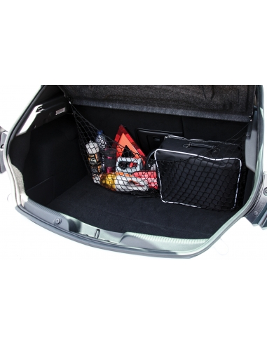 Organizador de malla elástica de bolsillo maletero de coche camión SUV  universal 4 bolsa de gancho