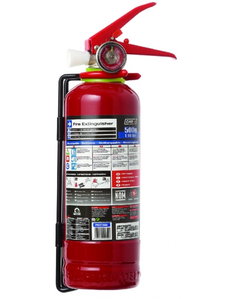 Fire Extinguisher Dry Chemical Powder Safety Portable Emergency Car Home 1.1 lb