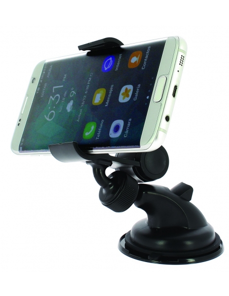 Universal Car Holder Dashboard Suction Cup Mount Stand for Cell Phone Pulse - Black
